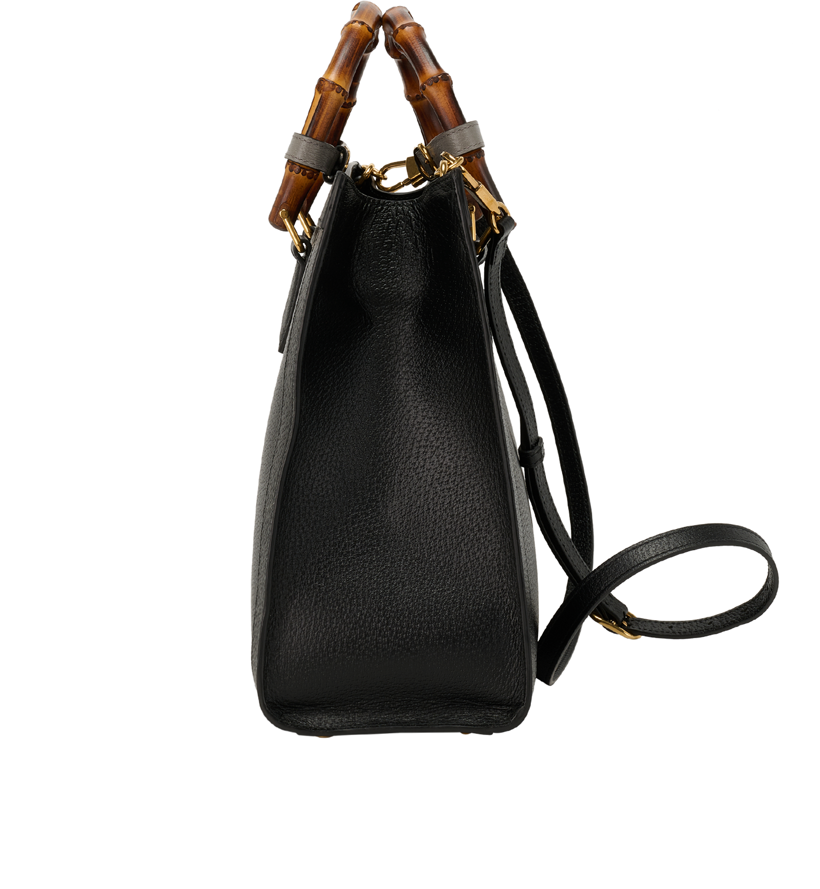 Diana Tote Large, &pound;1,300, Handbags, Black, Leather, Bottom view